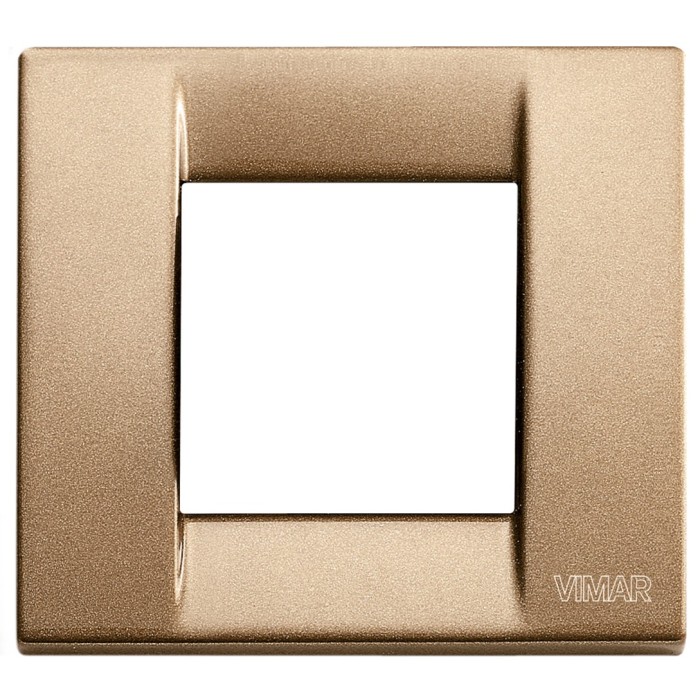 IDEA 1-2 Module Plate – Metallic Bronze 60x60 mm