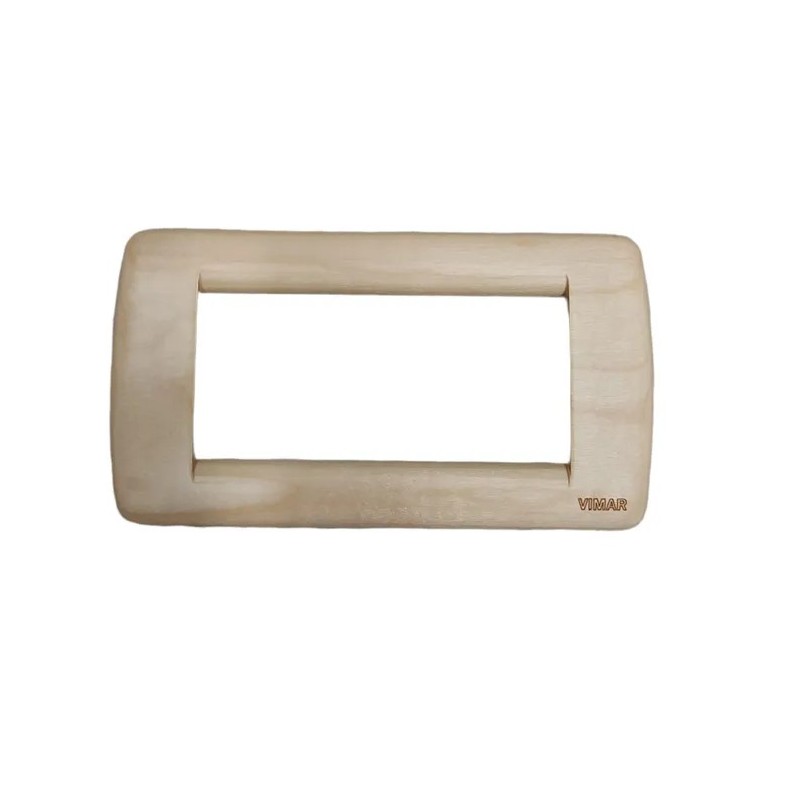 Placca Rondò 4 Moduli – Champagne Metallizzato – IDEA Placca Rondò 4 Moduli – Champagne Metallizzato – IDEA