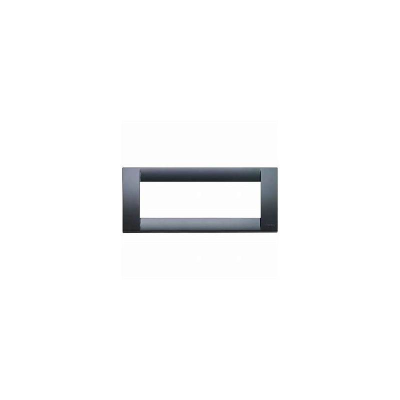 Idea Plate in Technopolymer 6 Places Grey - Vimar 16746.15 Idea Plate in Technopolymer 6 Places Grey - Vimar 16746.15