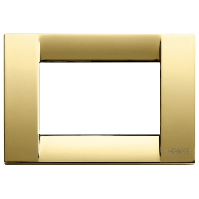 3-module gold idea plate