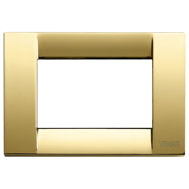 3-module gold idea plate 3-module gold idea plate