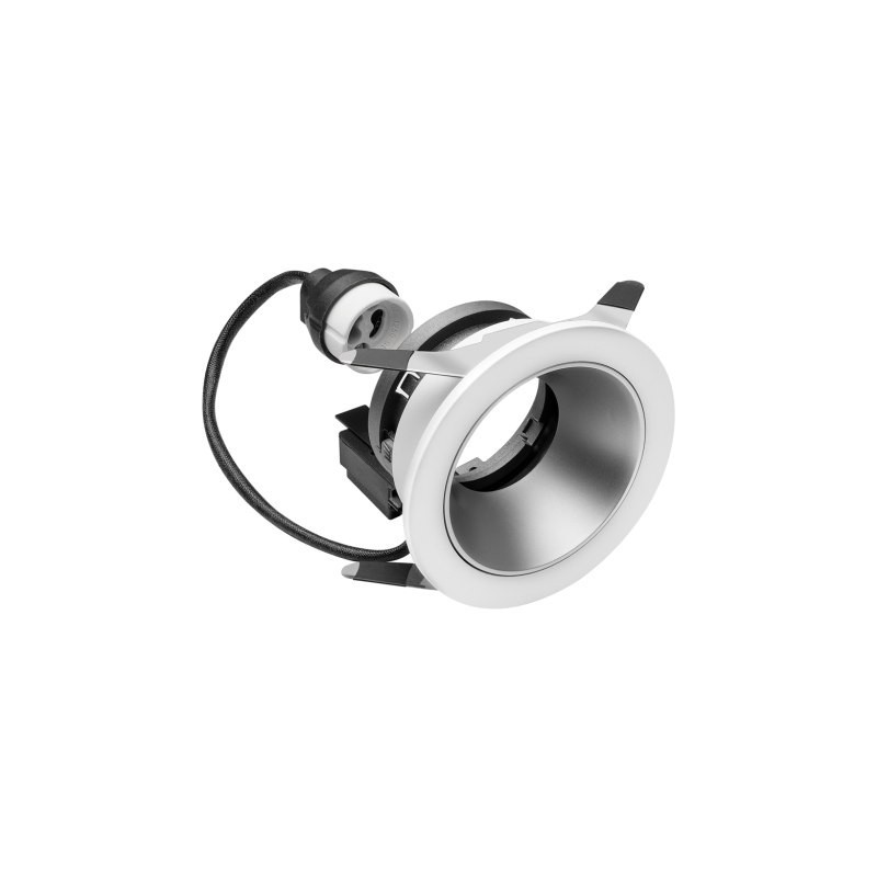 Columbia GU10 White/Frosted with Silver Optic Included Columbia GU10 White/Frosted with Silver Optic Included