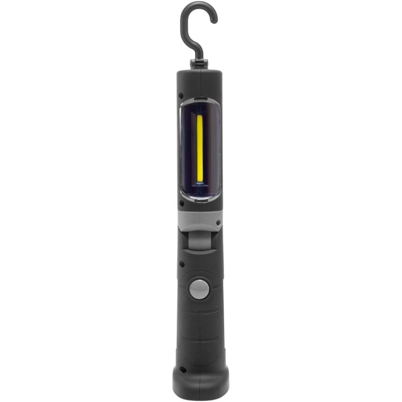 LED Flashlight 180°/120° Work Black Gray LED Flashlight 180°/120° Work Black Gray