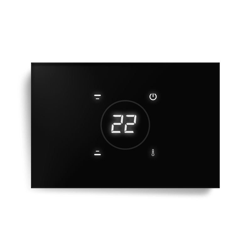 Glass thermostat with touch control Glass thermostat with touch control