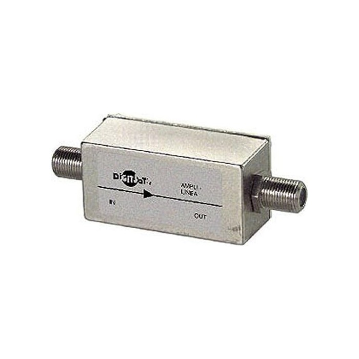 Elcart 550911000 Line Amplifier – 16 dB SAT + 10 dB TV (9110)