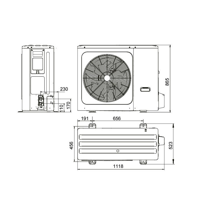 Pompa di Calore Ibrida FERROLI - FRL0XHK8GWA OMNIA S 3.2 HYBRID 28C 8kw Unità Esterna + Unità Interna + Comando Di Controllo