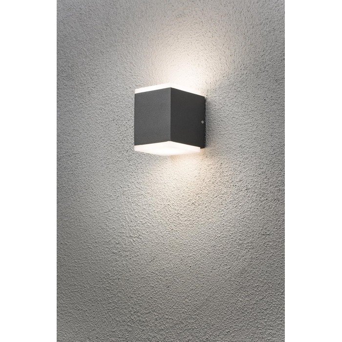Konstsmide Monza 7991-370 – LED Wall Light for Outdoors, Modern and Elegant