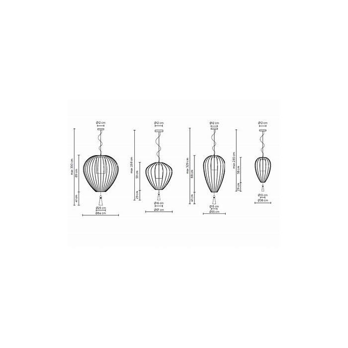 Karman Cell suspension large iron white