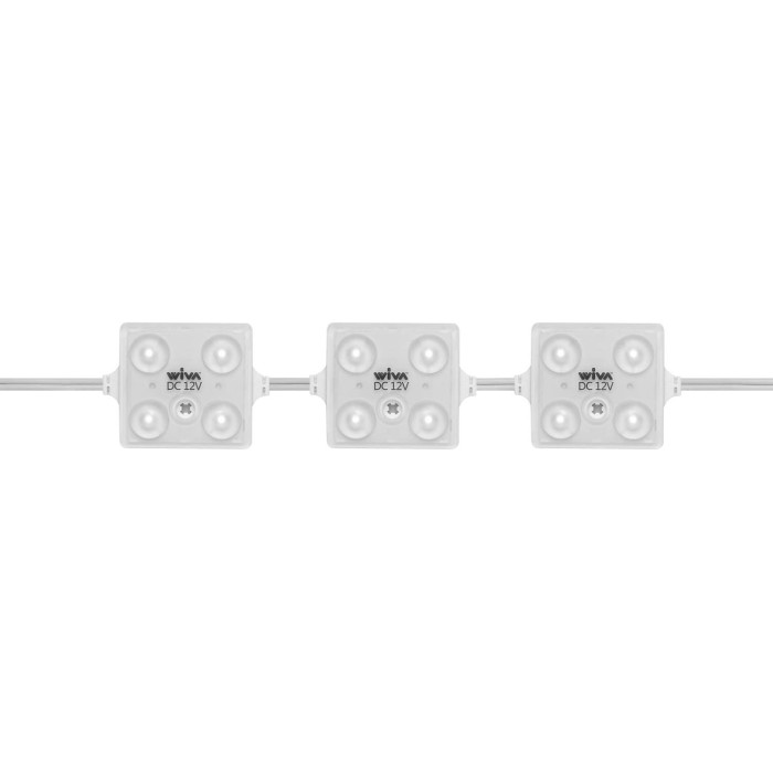 WPL Blue LED Module 2x40 12VDC Curve