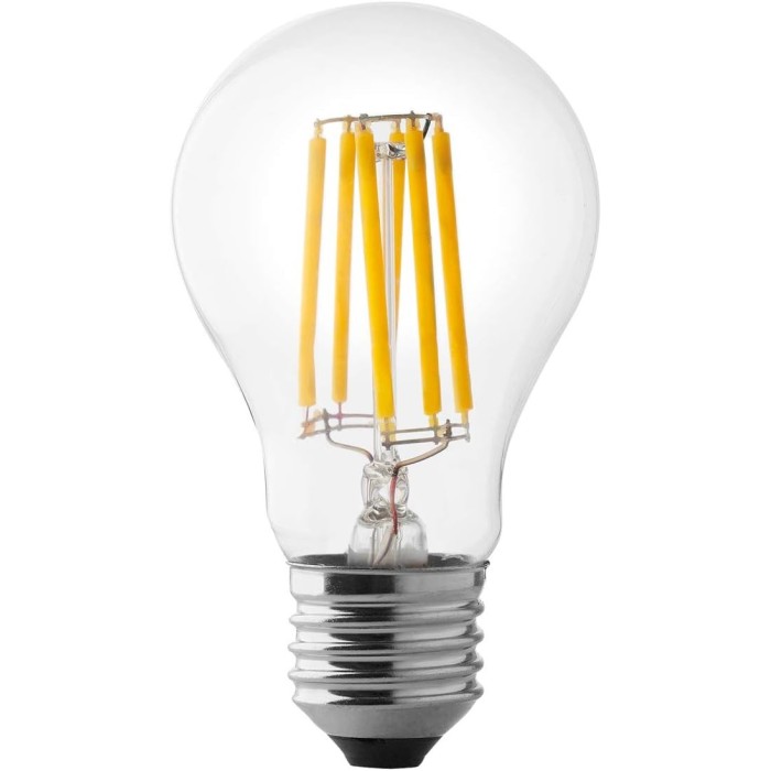 Wire led gls e27 8w clear 30