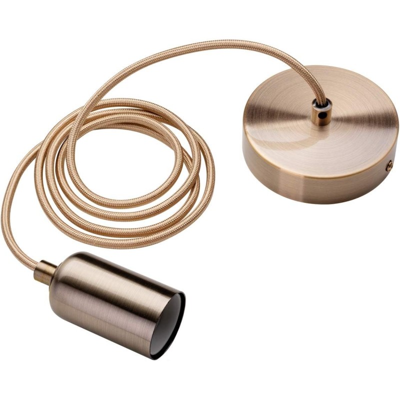 Pendant Lamp Holder Metal Pendant Hood E27 Brushed Bronze Pendant Lamp Holder Metal Pendant Hood E27 Brushed Bronze