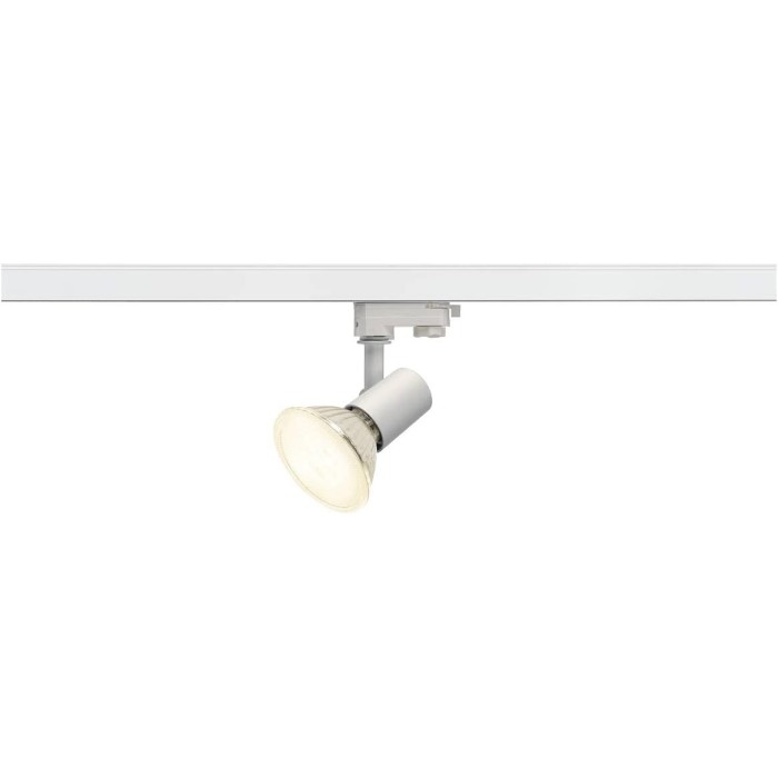 SLV Spot E27 White - LED Spotlight for Three-Phase System, Ceiling Lamp
