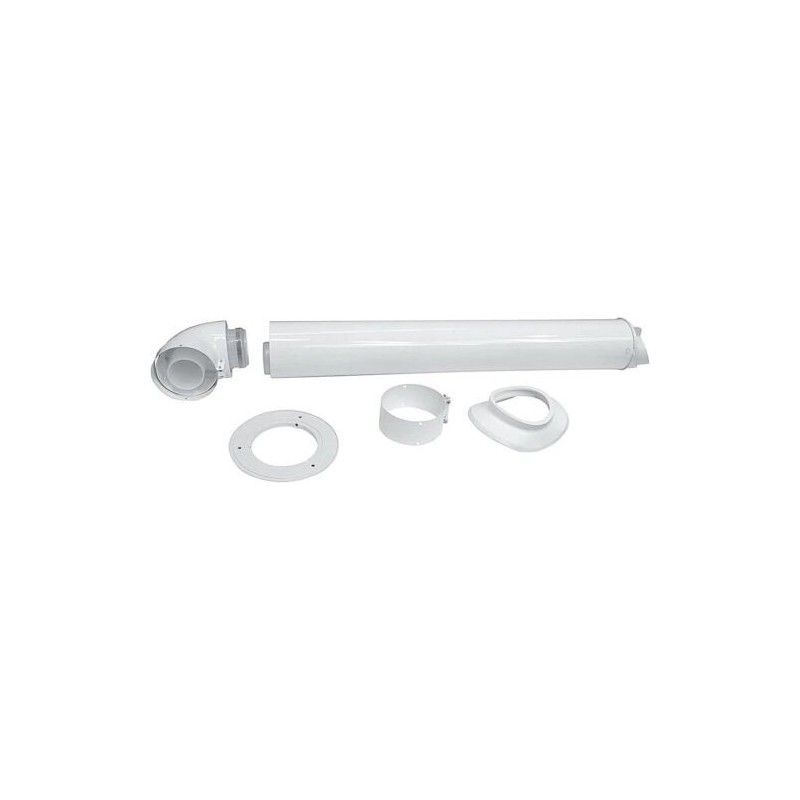 Coaxial intake and exhaust duct kit Ø 60/100 mm Coaxial intake and exhaust duct kit Ø 60/100 mm