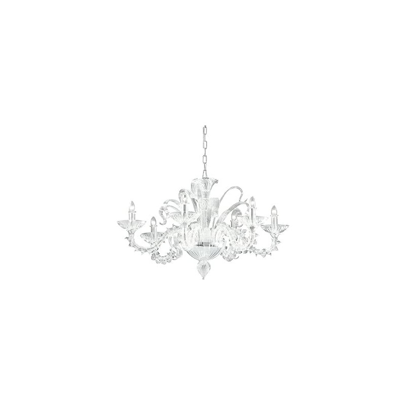 Ideal Lux SAN MARCO SP8 Ceiling Light Transparent E14 Ideal Lux SAN MARCO SP8 Ceiling Light Transparent E14