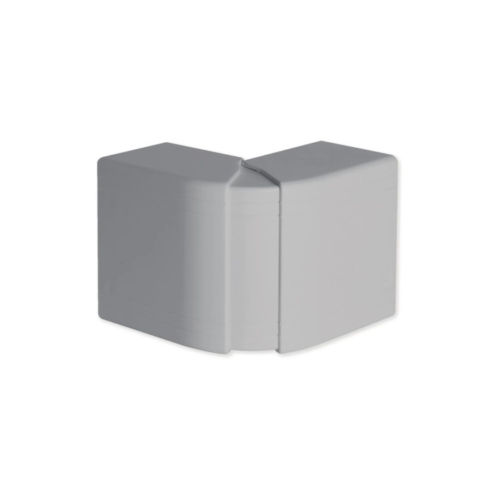 NEAV 100x60 G External corner for TA-N/TA-EN/TA-GN line channels GREY