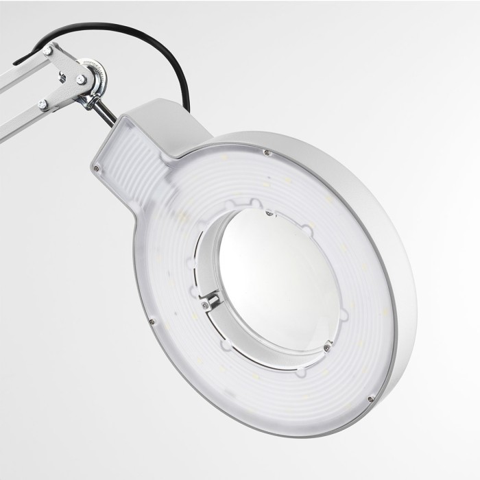 Rimsa 188-LEDBM Lamp m.188 hammered white led with magnifying glass