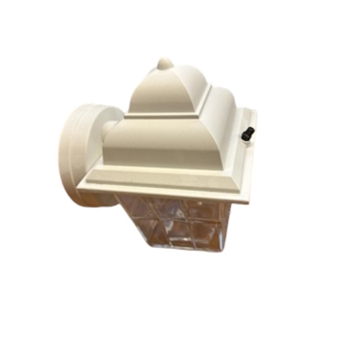 Surya 33610B2 White applique mini-lantern