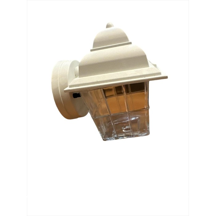 Surya 33610B2 White applique mini-lantern