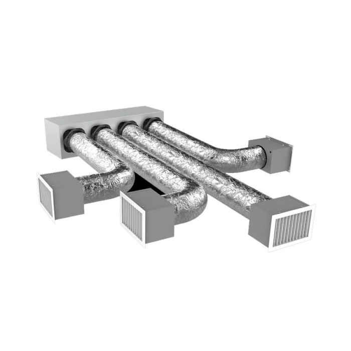 Quick kit 4 zones 150, sheet metal plenum