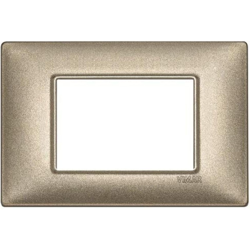 Vimar 14653.70 Plana 3 Module Electric Plate - Metallic Bronze Vimar 14653.70 Plana 3 Module Electric Plate - Metallic Bronze