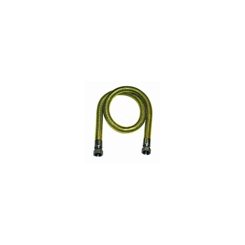 Flexible Gas Hose 1/2" MF 1000 with Transparent Coating - Complies with UNI EN 14800 Standard Flexible Gas Hose 1/2" MF 1000 with Transparent Coating - Complies with UNI EN 14800 Standard