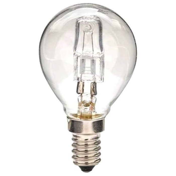 Sfera alogena e14 28w 230v trasparente