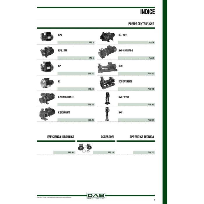 Peripheral Electric Pump "KPS30/16M" – DAB