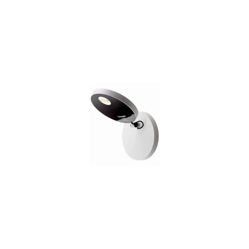 Lampada da Parete Demetra Faretto LED 9W 3000K con Interruttore - Bianco Lampada da Parete Demetra Faretto LED 9W 3000K con Interruttore - Bianco