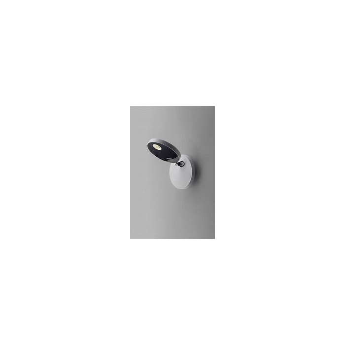 Lampada da Parete Demetra Faretto LED 9W 3000K con Interruttore - Bianco