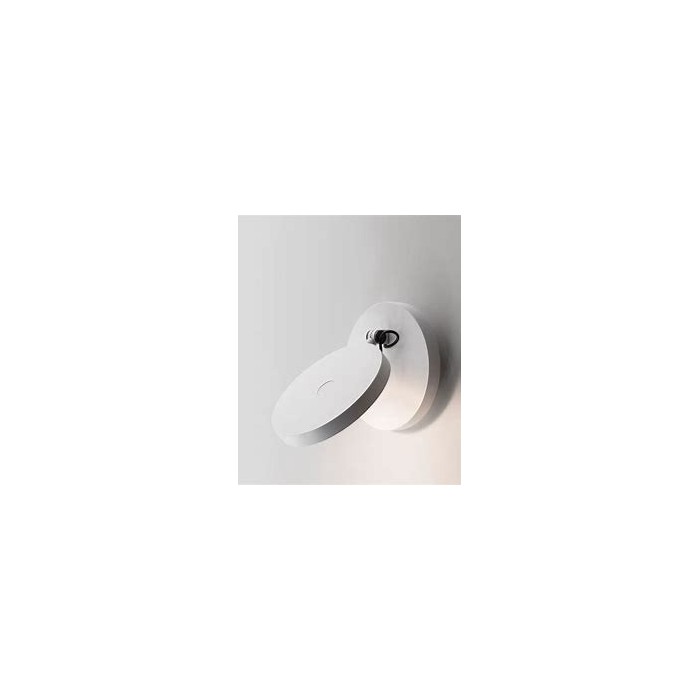 Lampada da Parete Demetra Faretto LED 9W 3000K con Interruttore - Bianco