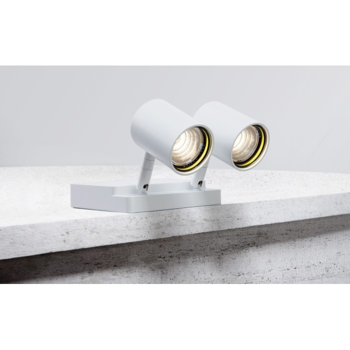 Museo small x2 on-off bianco 8530