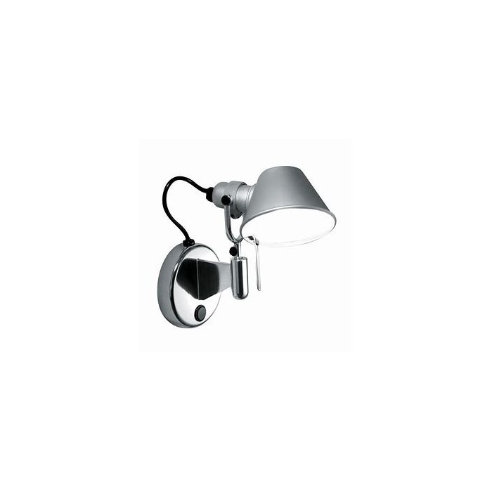 Tolomeo LED spotlight 3000k wall with dimmable switch aluminum