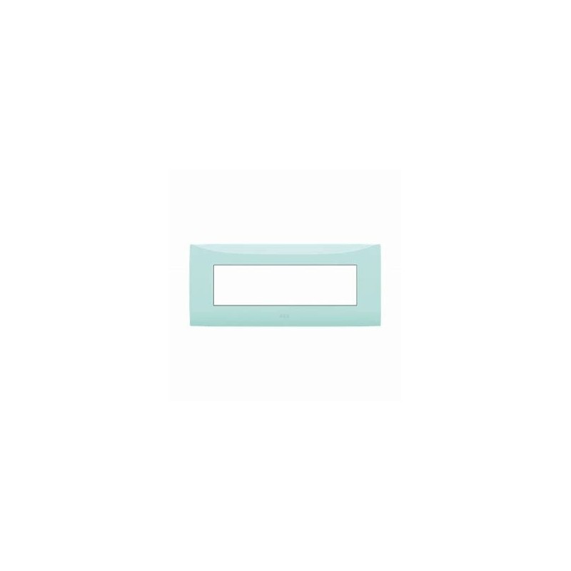 7-module plate, pastel green 7-module plate, pastel green