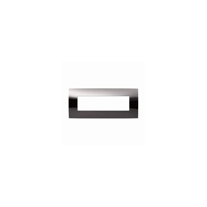 Placca 7 mod. metal black lucido Placca 7 mod. metal black lucido