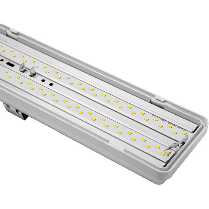 WLI Niagara LED ceiling light 42W CW Omny 1.2m