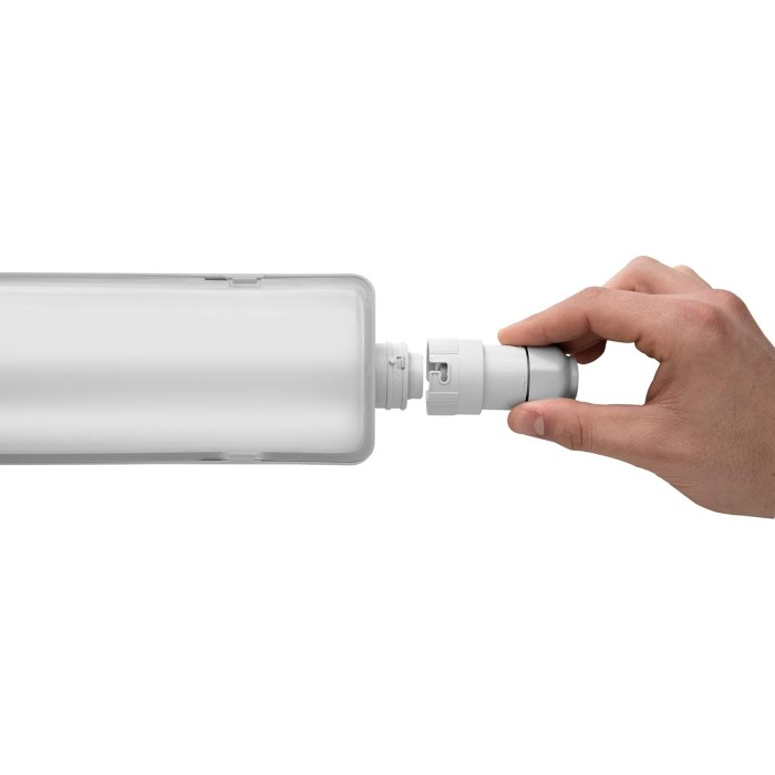 WLI Niagara LED ceiling light 42W CW Omny 1.2m