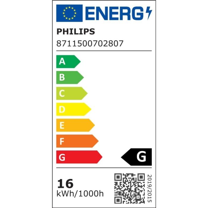 Philips Fluorescent Tube T8 15W G13 - Cold White Light 4000K