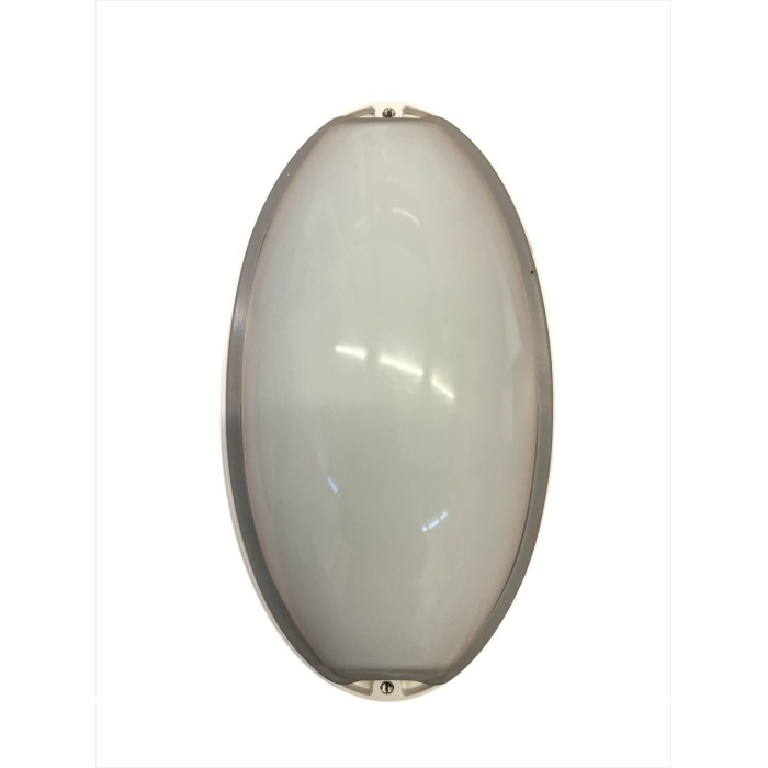 Large ellipse lamp 60w.gls--1x11w--1x15 (gray frame)