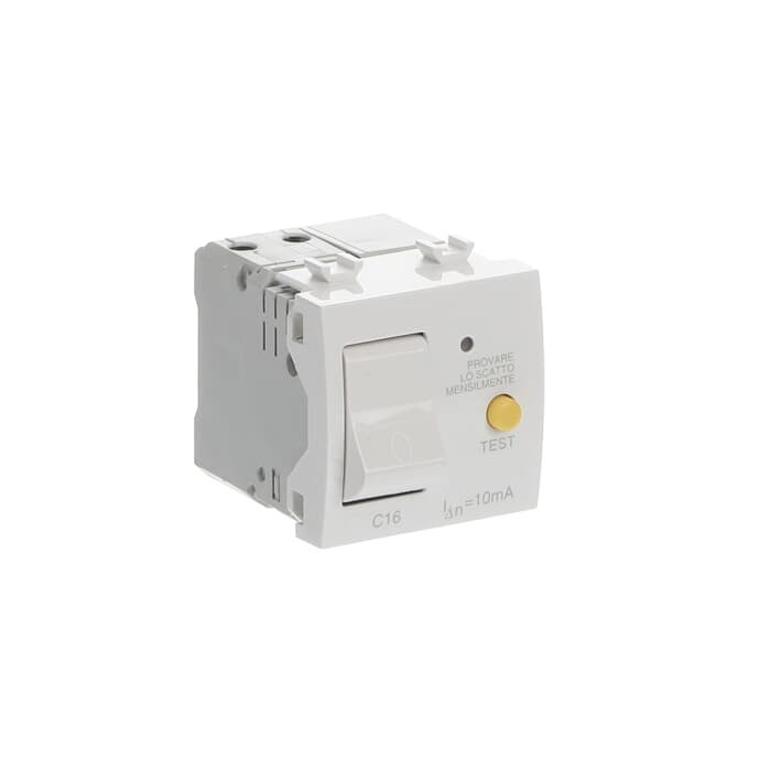 Interruttore automatico differenziale 1p+n, c16, 10ma, 3ka