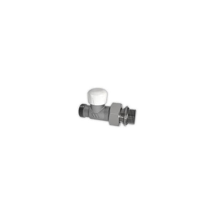 Watts - Straight Micrometric Lockshield Nickel 3/8" for Copper Pipe