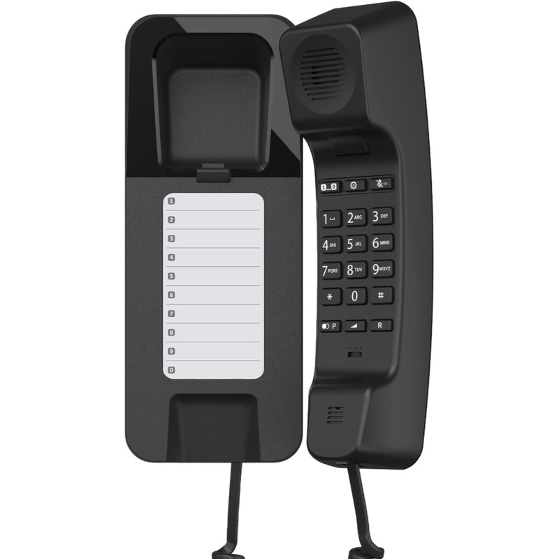 Gigaset Desk 200 Nero – Telefono a Filo Compatto e Funzionale Gigaset Desk 200 Nero – Telefono a Filo Compatto e Funzionale