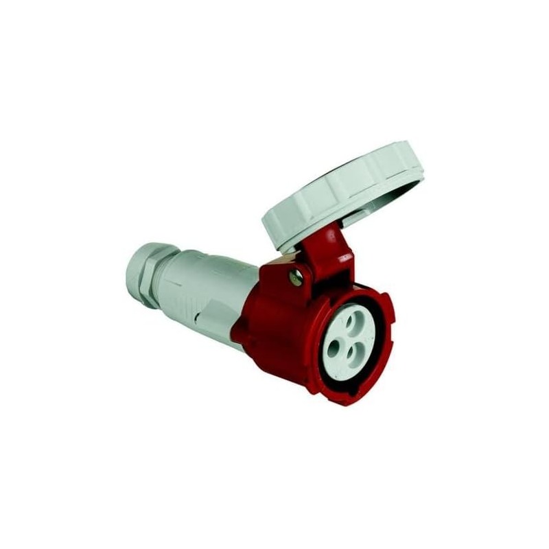 Straight mobile socket 16a 400vac 6h ip67 3p+n+t Straight mobile socket 16a 400vac 6h ip67 3p+n+t