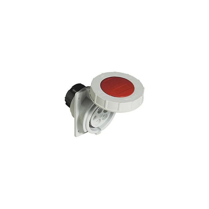 Fixed recessed socket 16a 3p+n+t 380v ip67